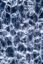 Extreme macro image of expanded polyethylene foam sheet Royalty Free Stock Photo