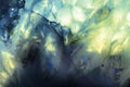 Extreme Macro Photo of Blue and Green Agate Rocks. Royalty Free Stock Photo