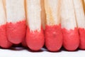 Extreme macro of safety matches Royalty Free Stock Photo