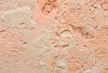 Extreme macro of single brick texture with rough surface Royalty Free Stock Photo