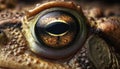 Extreme Macro Of Toad Eye Royalty Free Stock Photo