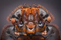 Extreme magnification - Dung Beetle, Copris lunaris