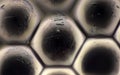 Extreme magnification - Horse Fly compound eye , 100x magnification Royalty Free Stock Photo