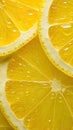 Extreme Micro Details: Thin Slice of Lemon AI Generated