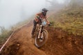 Extreme mountain bike competition