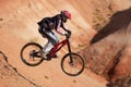 Extreme mountain biking Royalty Free Stock Photo