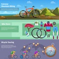 Extreme mountain biking, bike store, bicycle Royalty Free Stock Photo