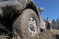 Extreme off-road driving Royalty Free Stock Photo