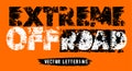 Extreme Offroad Lettering Royalty Free Stock Photo