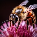 Extreme photographs with a macro lens of different insects