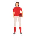 Extreme player icon cartoon vector. Rugby character game Royalty Free Stock Photo