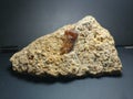 Extreme rare brown orange bastnasite mineral specimen from zagi pakistan