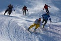 Extreme ski race