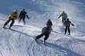 Extreme ski race