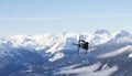 Extreme Skier jumps up high