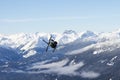 Extreme Skier jumps up high