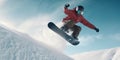 Extreme snowboarder Royalty Free Stock Photo