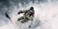 Extreme snowboarder Royalty Free Stock Photo
