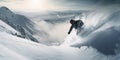 Extreme snowboarder Royalty Free Stock Photo