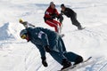 Extreme snowboarding race