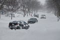 Extreme snowfall during snowstorm in Toronto