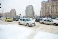 Extreme snowfall - Traffic jam