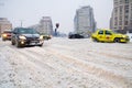 Extreme snowfall - Traffic jam