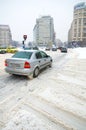 Extreme snowfall - Traffic problems