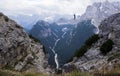 Extreme sports in the Dolomites, Italy