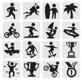 Extreme sports icon Royalty Free Stock Photo
