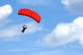 Extreme sports. parachuting Royalty Free Stock Photo