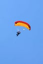 Extreme sports. parachuting Royalty Free Stock Photo