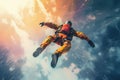 Extreme Sports in Vivid Color - Skydiver (Generative AI)