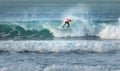 Extreme Surfing, Fistral Beach, Newquay, Cornwall Royalty Free Stock Photo