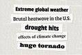 Extreme weather events and climate change