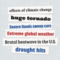 Extreme weather news headlines