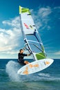 Extreme windsurfing trick