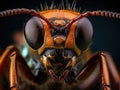 An extremely clear and detailed picture of an unknown small insect. Generated by AI