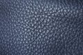 Extremely close-up natural qualitative blue leather texture, selective focus