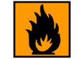 Extremely flammable material signal