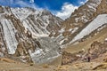 Extremely old volcanic rocks in the Stok Kangri area