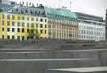 Columns of the Memorial of the Holocaust to Berlin in Germany.