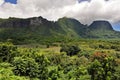 Exuberant interior of the island of Moorea