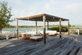 Exuma outdoor patio Royalty Free Stock Photo