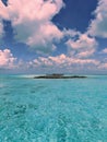 Exumas Bahamas seascape Royalty Free Stock Photo