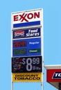 Exxon USA Gas Station Panel