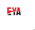 EYA Letter Initial Logo Design Vector Illustration Royalty Free Stock Photo