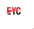 EYC Letter Initial Logo Design Vector Illustration Royalty Free Stock Photo