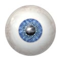 Eye ball blue Royalty Free Stock Photo