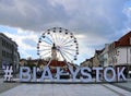 The eye of Bialystok The viewing wheel devil`s wheel